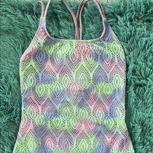 Crochet ombré one piece swim